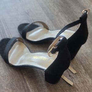 Velvet Black Women's Heels